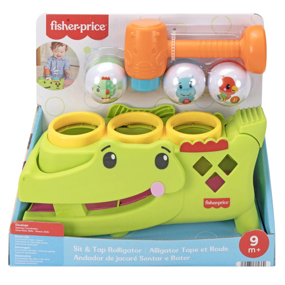 Fisher-Price Sit & Tap Rolligator - Pulttilauta