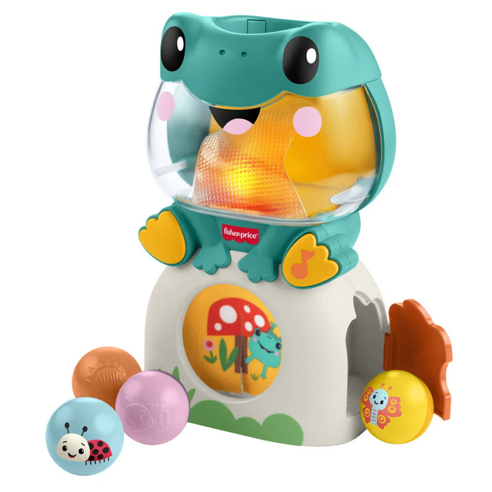 Fisher-Price Light-Up & Roll Frog