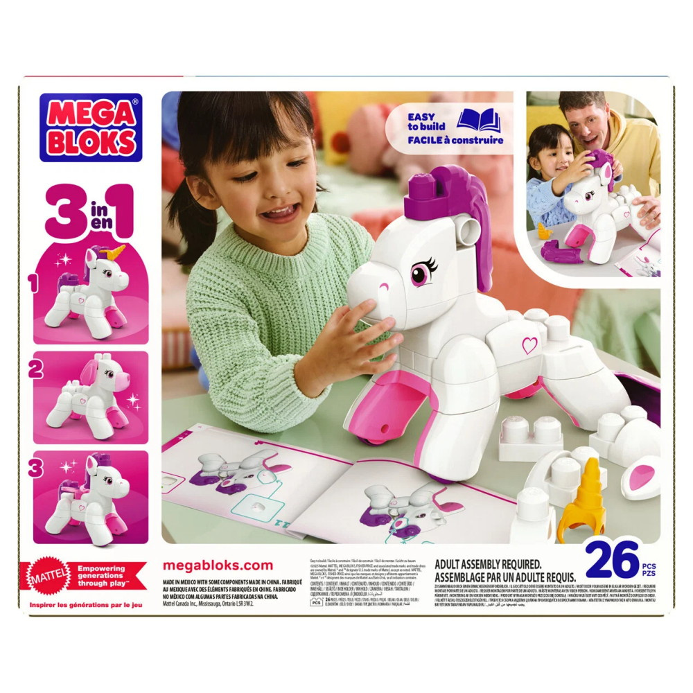 MEGA Bloks Build & Enchant Unicorn 26 Osaa