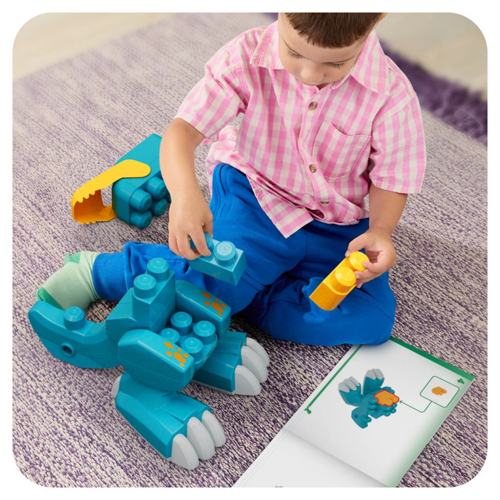 MEGA Bloks Build & Chomp Dinosaur 25 Osaa