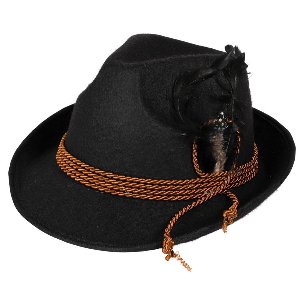 Oktoberfest hattu - Musta