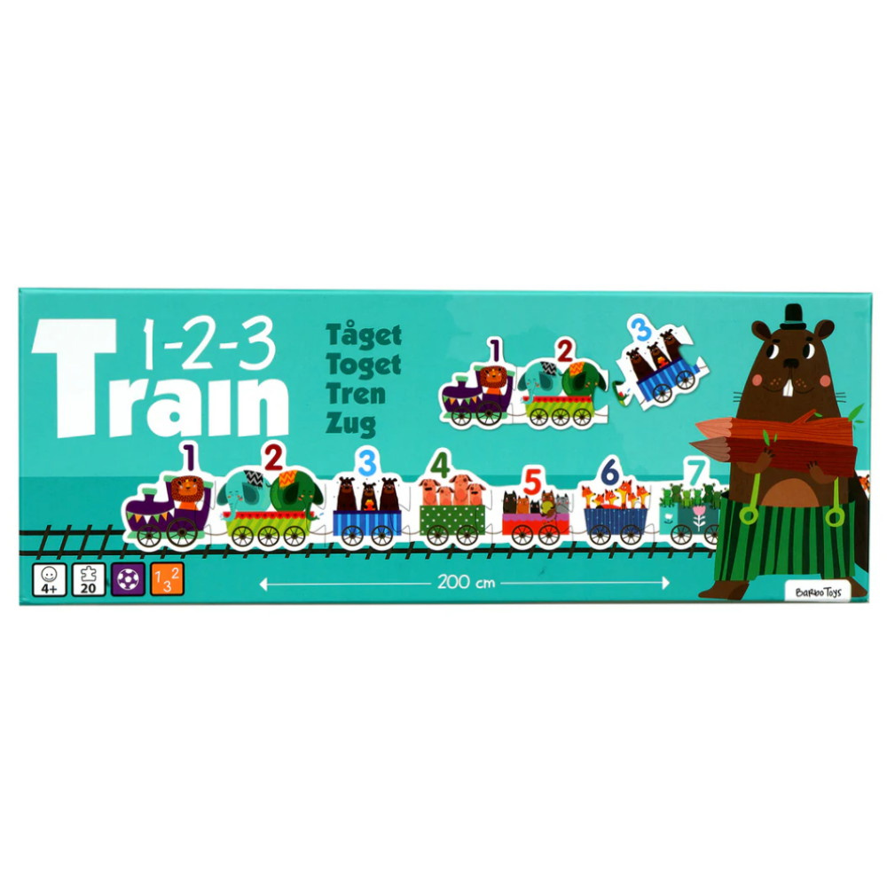 Palapelit: Numerojuna Eläinten Kanssa 20 Palaa