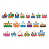 Palapelit: Numerojuna Eläinten Kanssa 20 Palaa Palapelit: Numerojuna Eläinten Kanssa 20 Palaa