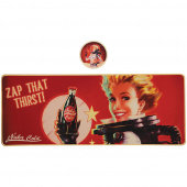 Fallout Nuka-Cola Desk Pad and Coaster Set Fallout Nuka-Cola Desk Pad and Coaster Set