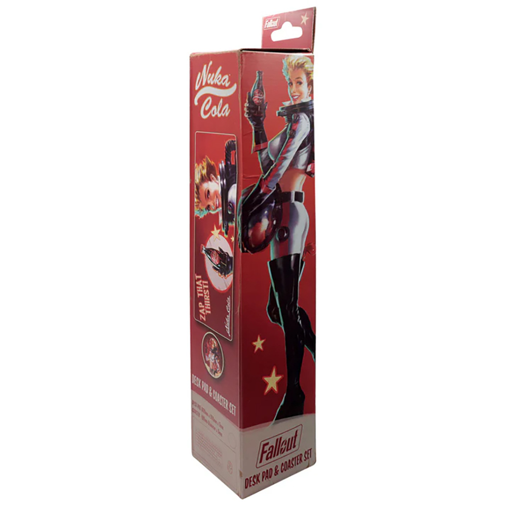 Fallout Nuka-Cola Desk Pad and Coaster Set