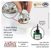 Army Painter: Battlefield Basing - Battlefield Snow Army Painter: Battlefield Basing - Battlefield Snow