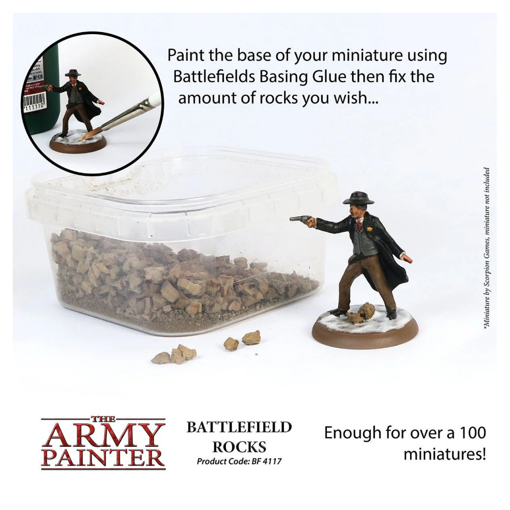 Army Painter: Battlefield Basing - Battlefield Rocks