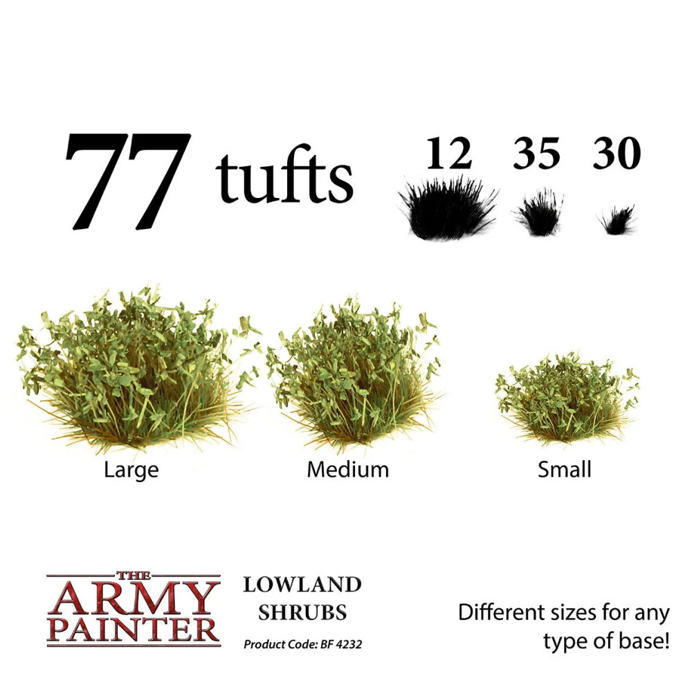Army Painter: Battlefield Basing - Lowland Shrubs Tuft