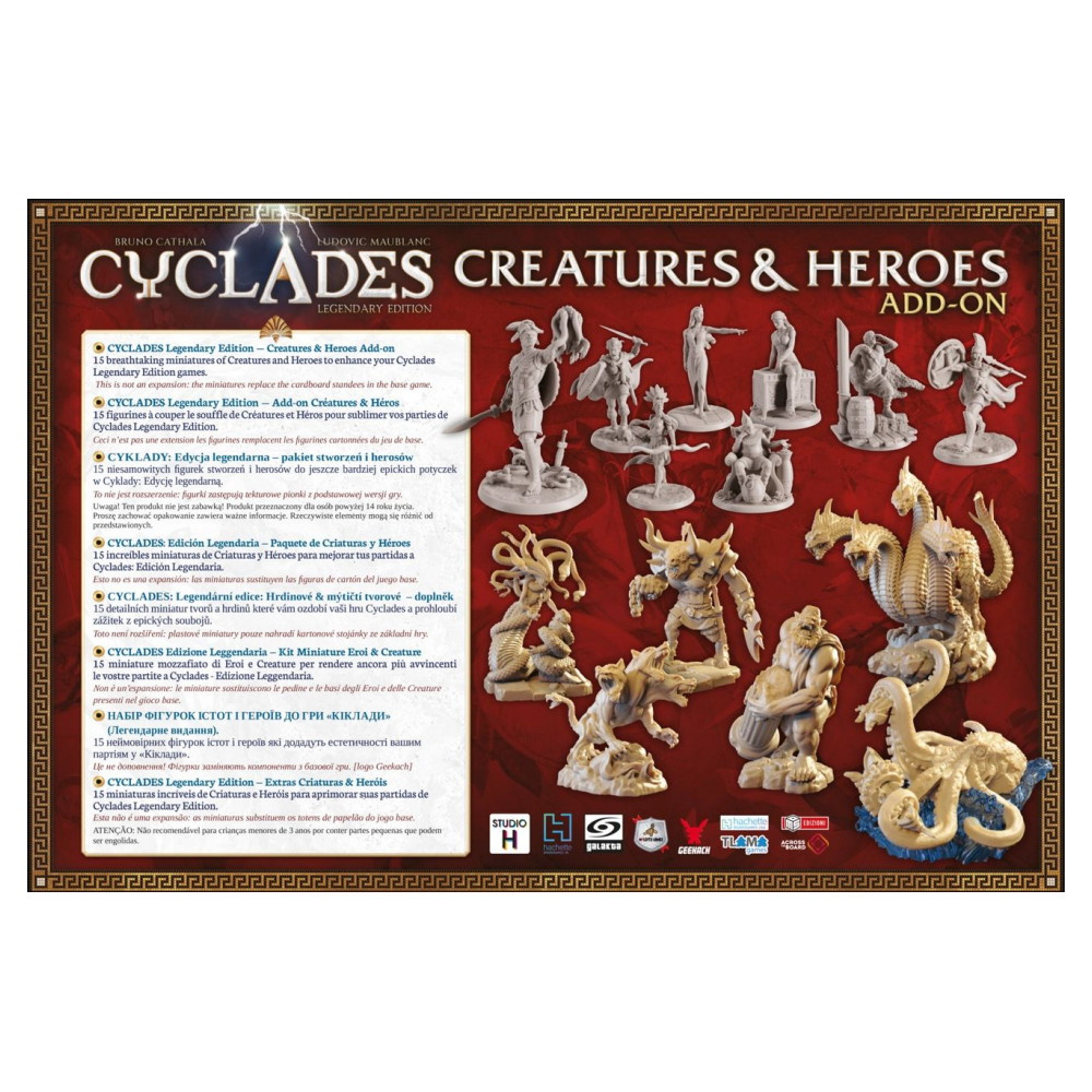Cyclades: Legendary Edition - Creatures & Heroes (Exp.)