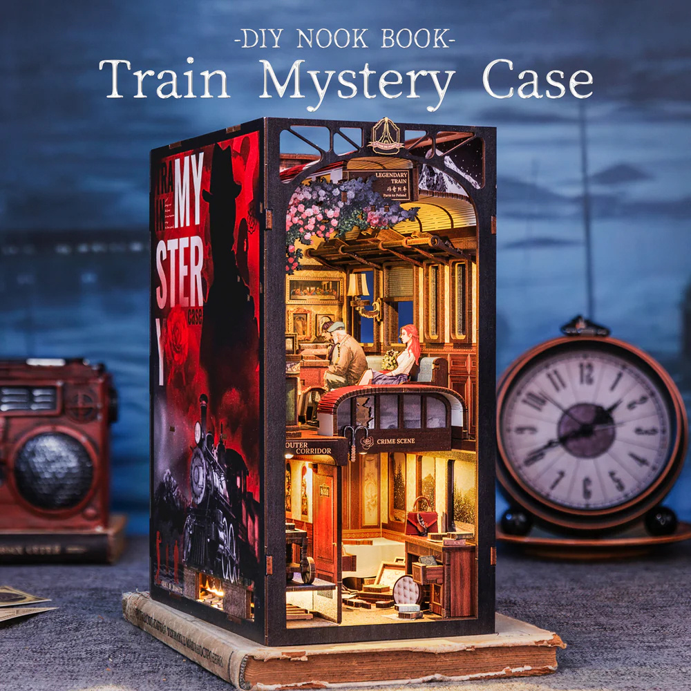 Cutebee Book Nook - Train Mystery Case