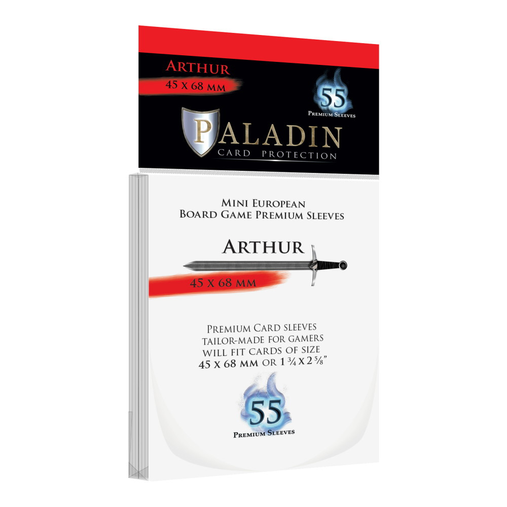 Paladin Sleeves 45 x 68 mm Arthur