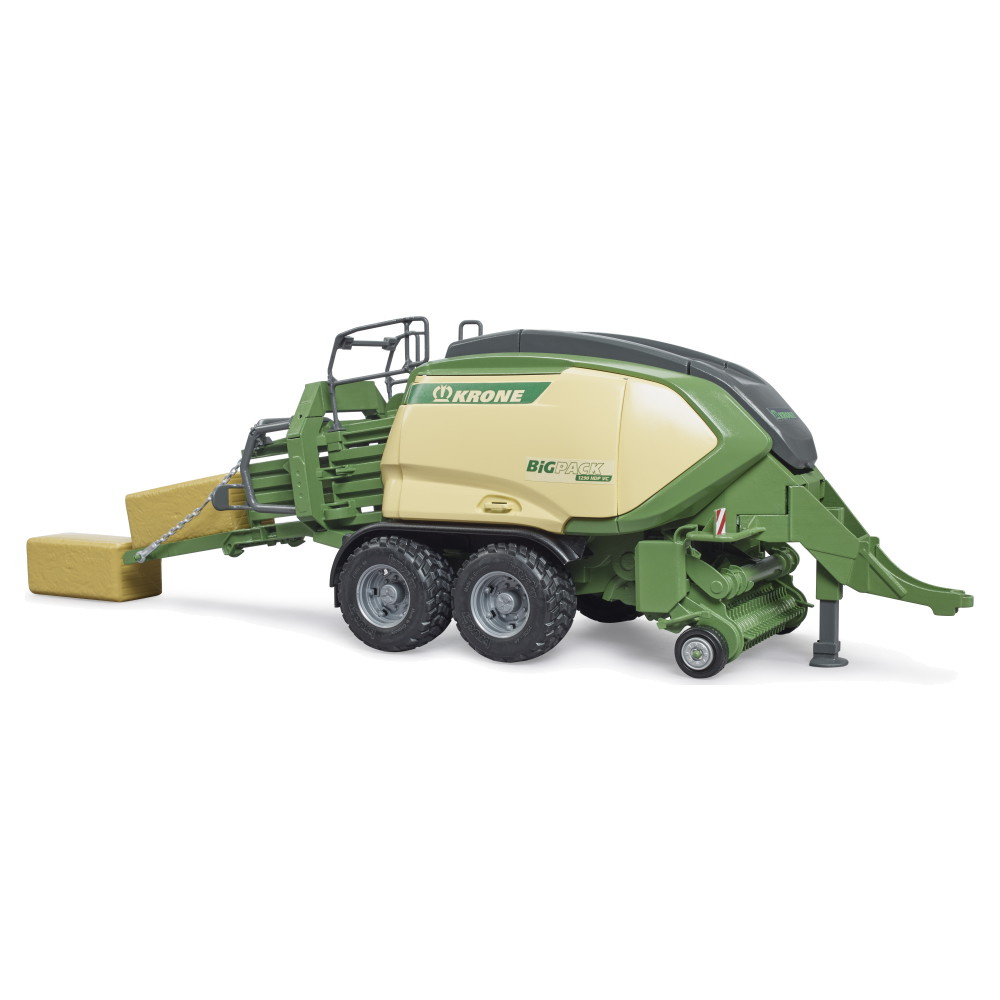 Bruder Krone Big Pack 1290 with 2 square bales of hay