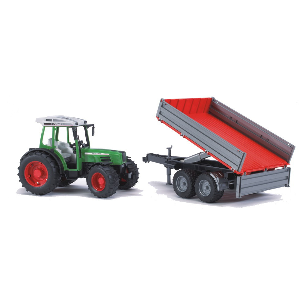 Bruder Fendt 209 S Tractor with tipper trailer