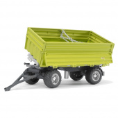 Bruder Fliegl three-way tipper trailer with removable top Bruder Fliegl three-way tipper trailer with removable top