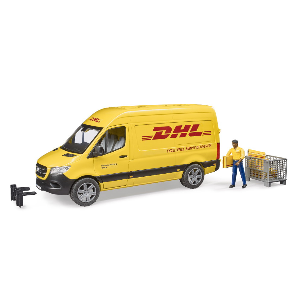 Bruder MB Sprinter DHL with driver