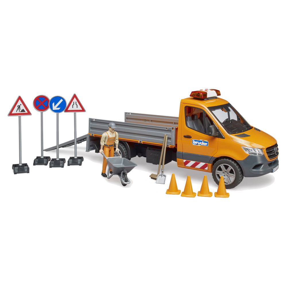 Bruder MB Sprinter municipal with driver, L&S and accessories