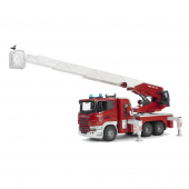 Bruder Scania R-Series Fire truck with ladder, water pump, sound andlights