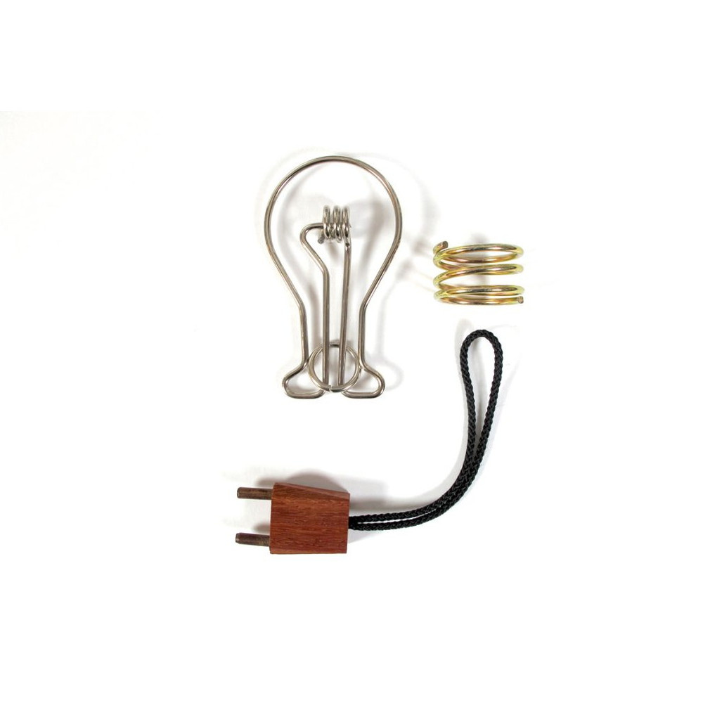 Metal Light Bulb Puzzle