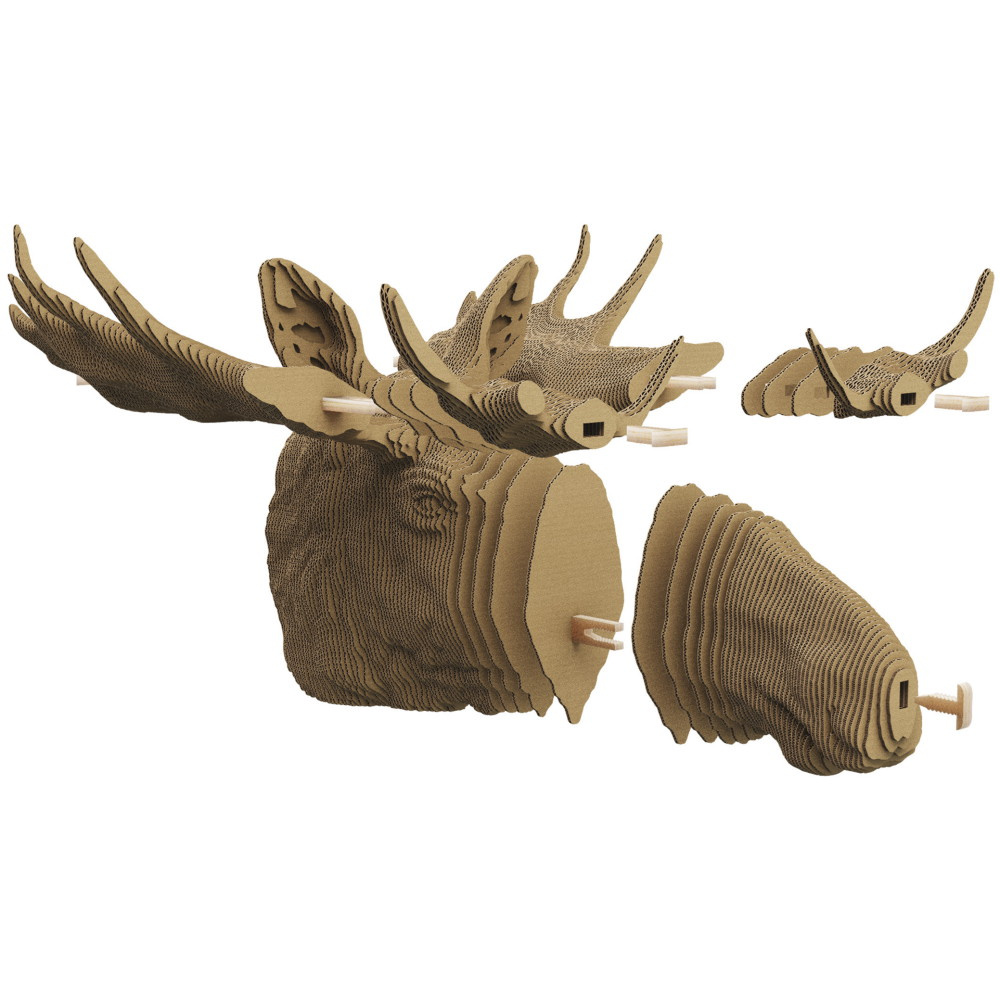 Kartonki 3D-palapeli - hirvi 308 kpl