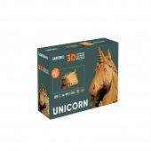 Kartonki 3D-palapeli - Yksisarvinen 65 kpl Kartonki 3D-palapeli - Yksisarvinen 65 kpl