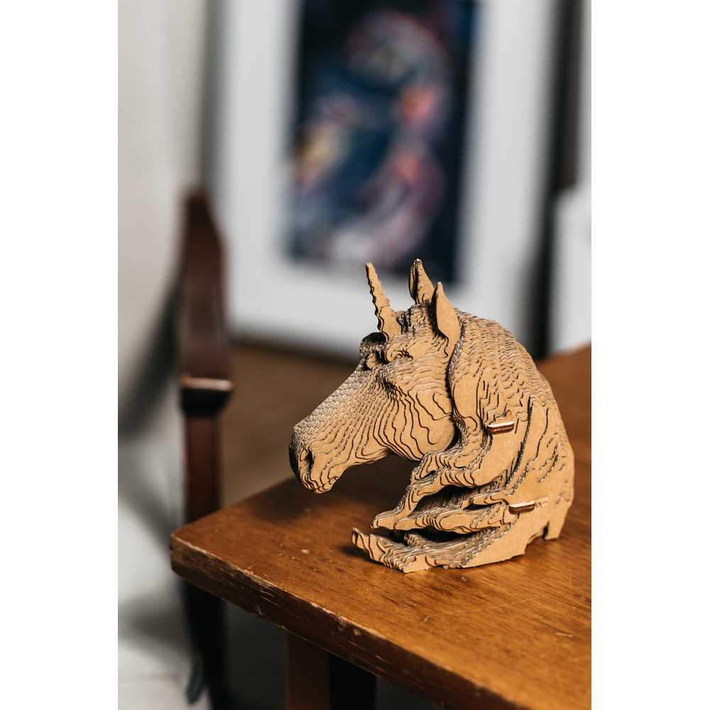 Kartonki 3D-palapeli - Yksisarvinen 65 kpl