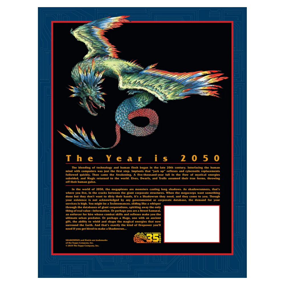 Shadowrun RPG: First Edition - Anniversary Reproduction