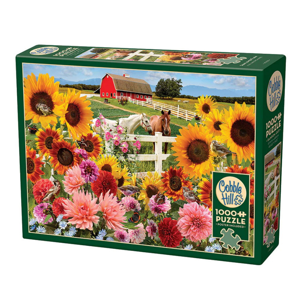 Cobble Hill Pussel - Sunflower Farm 1000 Palaa