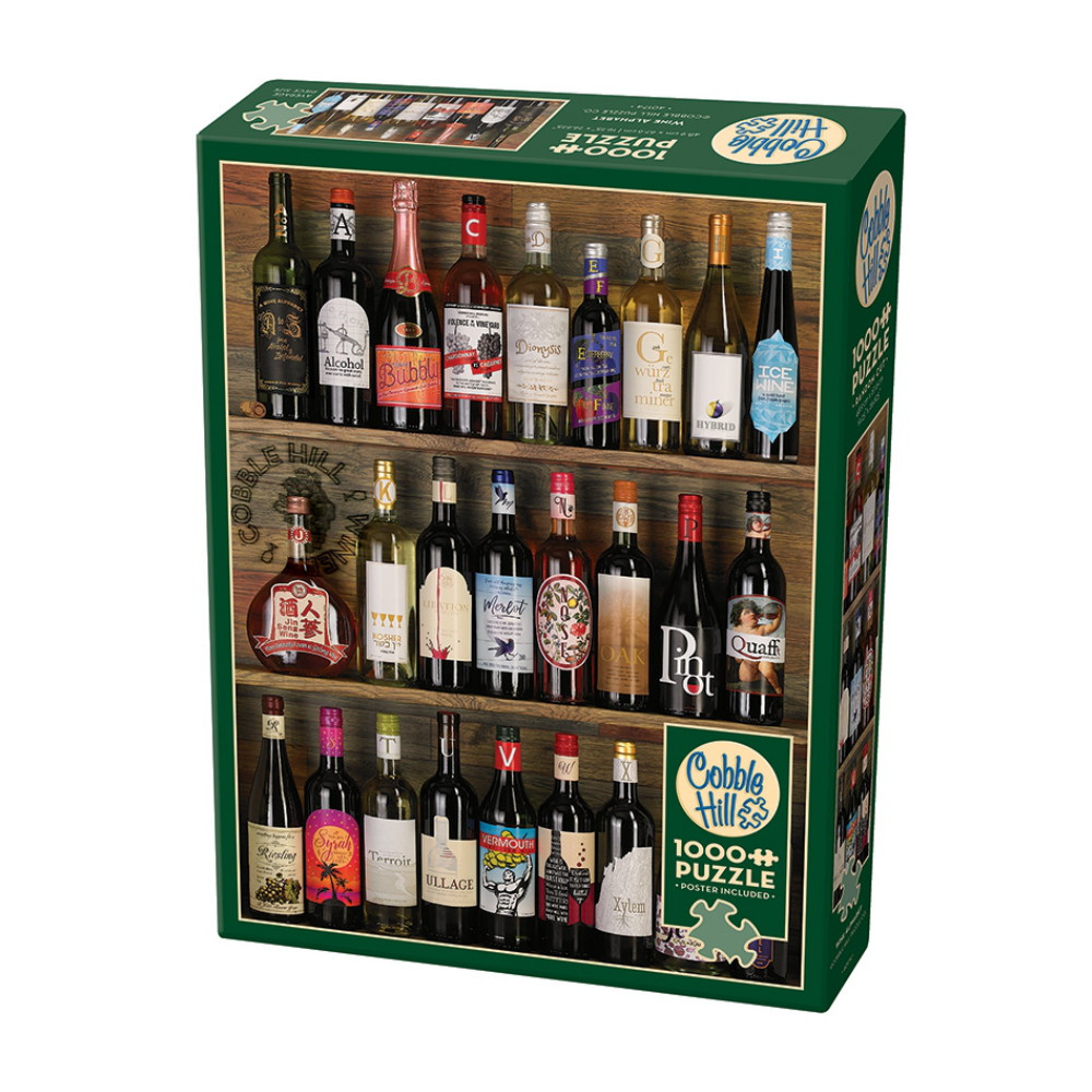 Cobble Hill Wine Alphabet 1000 Palaa