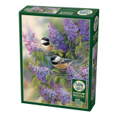 Cobble Hills Chickadees And Lilacs 1000 Palaa Cobble Hills Chickadees And Lilacs 1000 Palaa