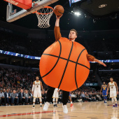 Puhallettava Naamiaisasu Koripallo Puhallettava Naamiaisasu Koripallo