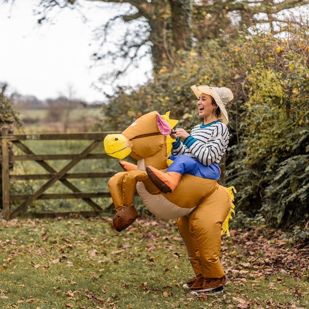 Puhallettava Cowboy Naamiaisasu