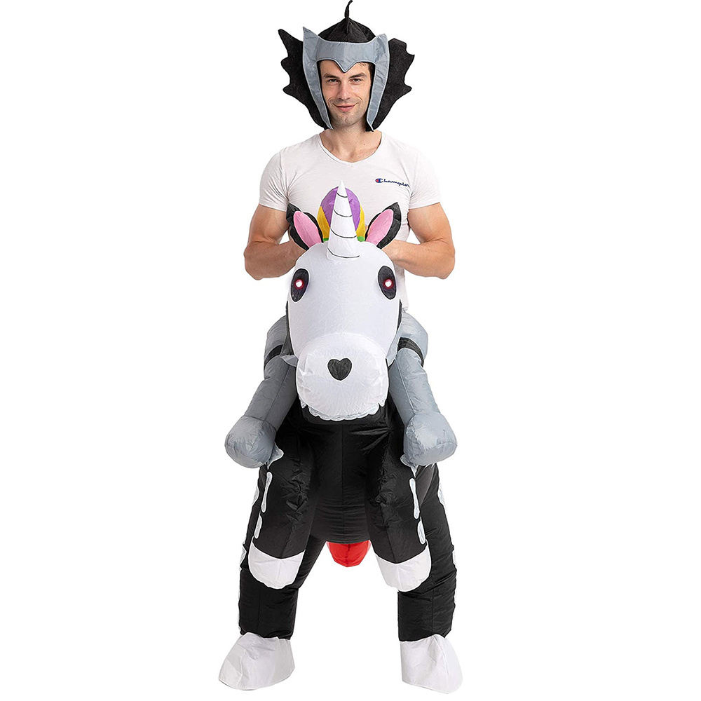 Puhallettava Dead Unicorn Naamiaisasu