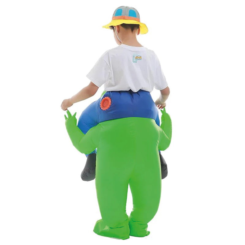 Alien puhallettava puku lapsille