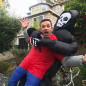 Puhallettava Death Naamiaisasu Puhallettava Death Naamiaisasu