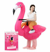 Puhallettava Flamingo Naamiaisasu Puhallettava Flamingo Naamiaisasu