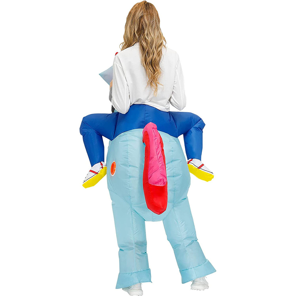 Puhallettava Blue Unicorn Naamiaisasu