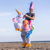Puhallettava Magic Unicorn Naamiaisasu Puhallettava Magic Unicorn Naamiaisasu