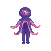 Puhallettava naamiaisasu Octopus Puhallettava naamiaisasu Octopus