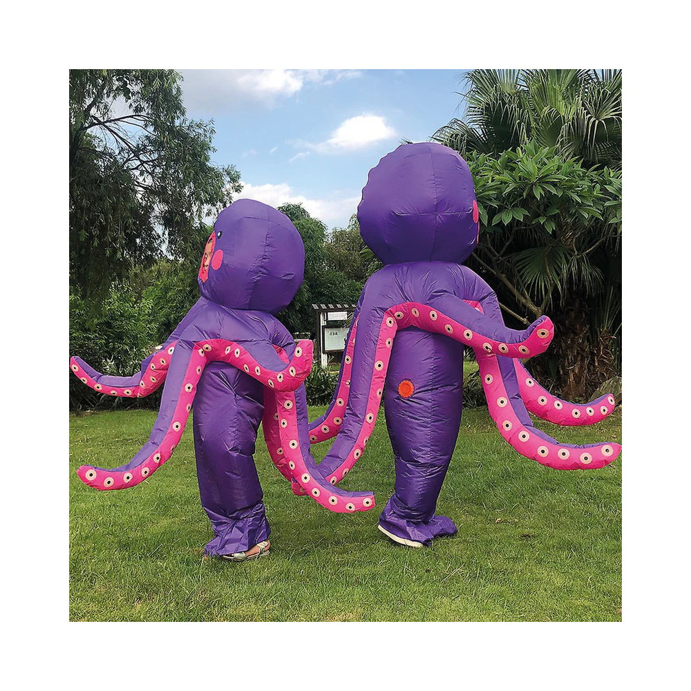 Puhallettava naamiaisasu Octopus