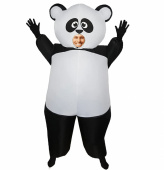 Puhallettava Panda Naamiaisasu