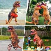 Puhallettava XXL T-Rex Naamiaisasu Puhallettava XXL T-Rex Naamiaisasu