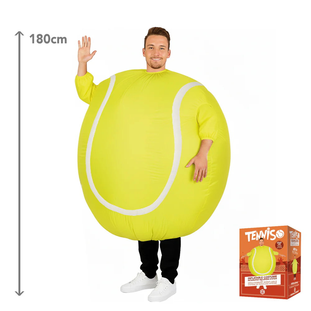 Puhallettava tennispallopuku