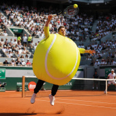 Puhallettava tennispallopuku Puhallettava tennispallopuku