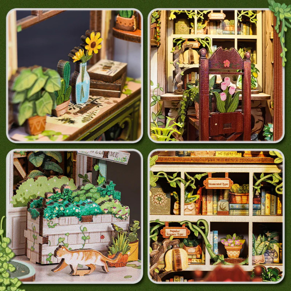 CuteBee Book Nook - Green Life Bookshop