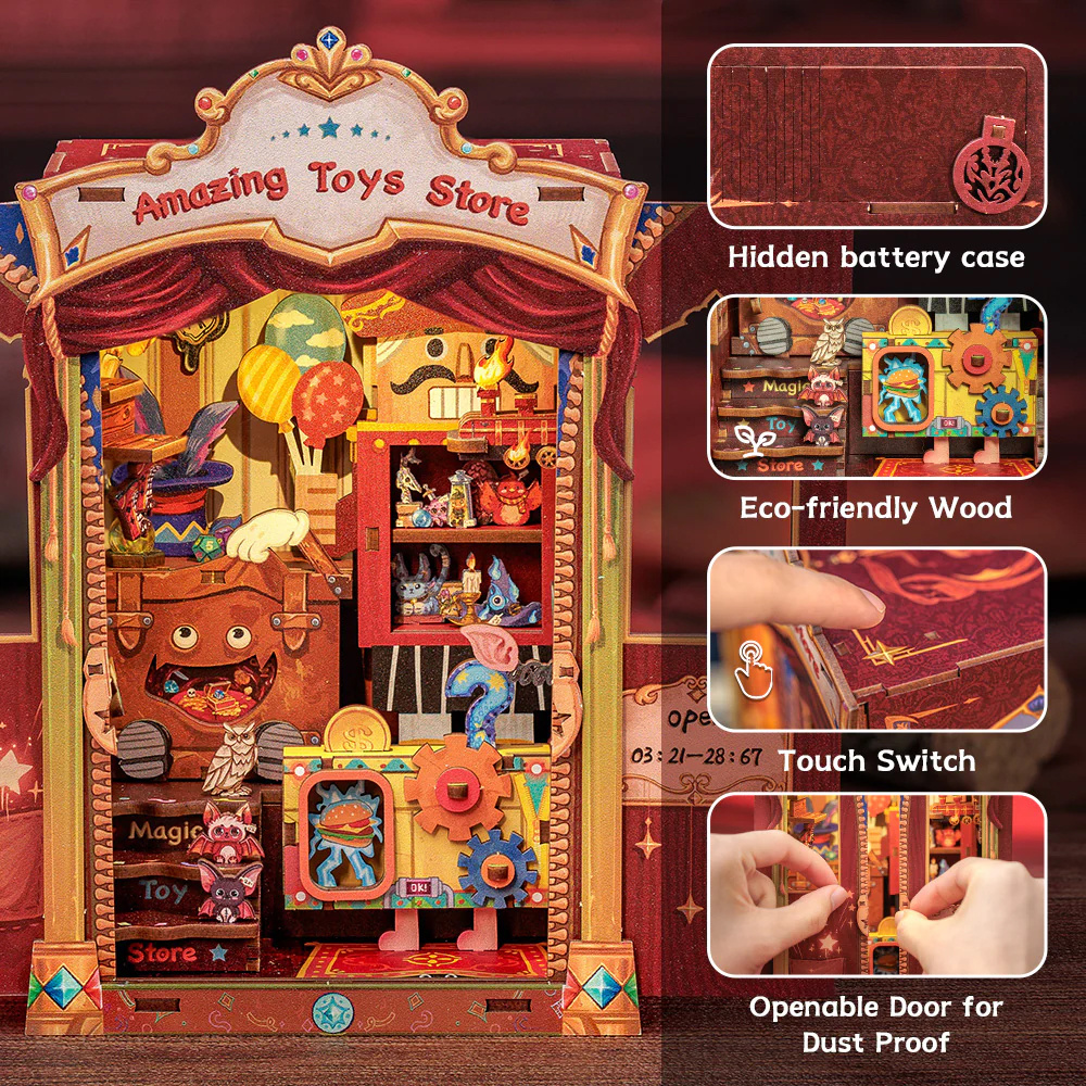 Cutebee Book Nook - Amazing Toy Store