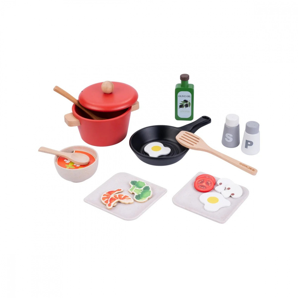 Cooking Playing Set Wood