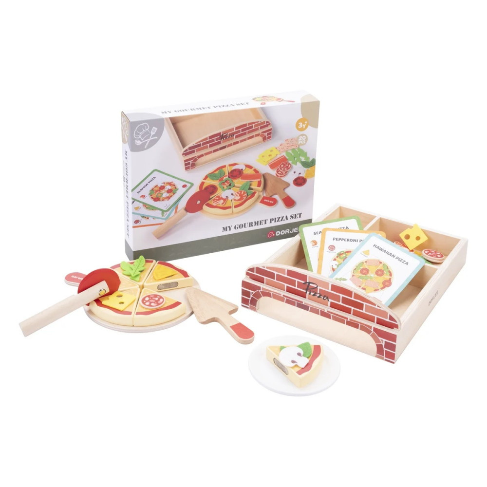 My Gourmet Pizza Set, Wood
