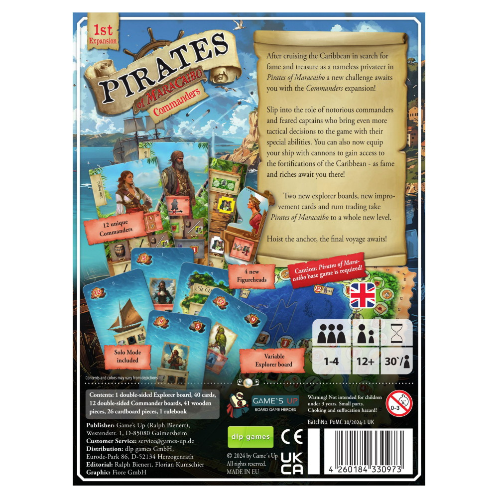 Pirates of Maracaibo: Commanders (Exp.)