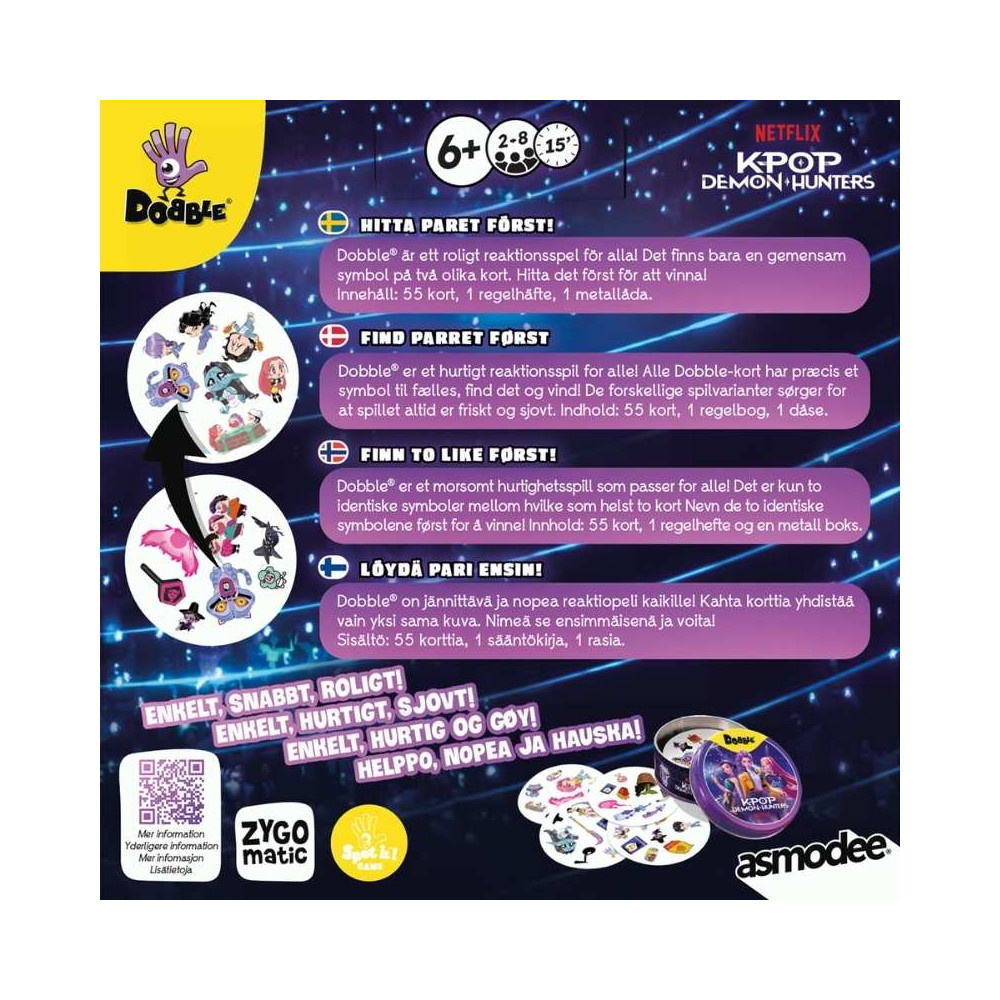 Dobble: K-Pop Demon Hunters (FI)