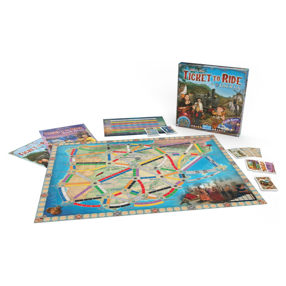 Ticket to Ride: Iberia & South Korea (Exp.) (FI)